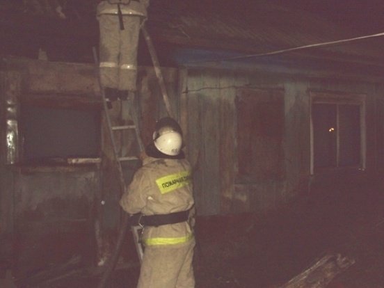 Пожар в Терновском районе
