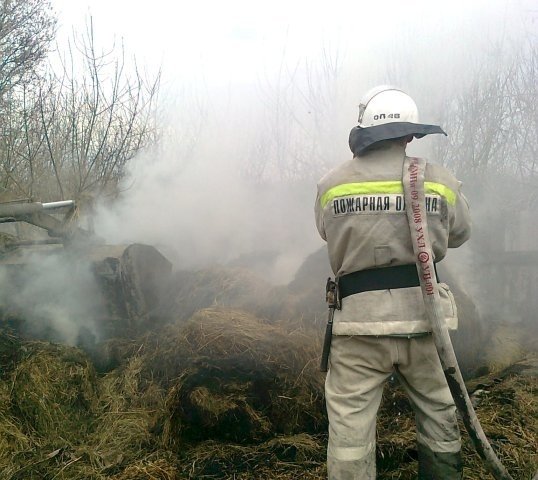 Пожар в Терновском районе